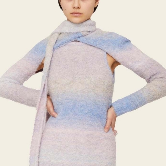 Find Me Now for Free People Dust Wrap Balero Lavender M/L - Picture 5 of 10